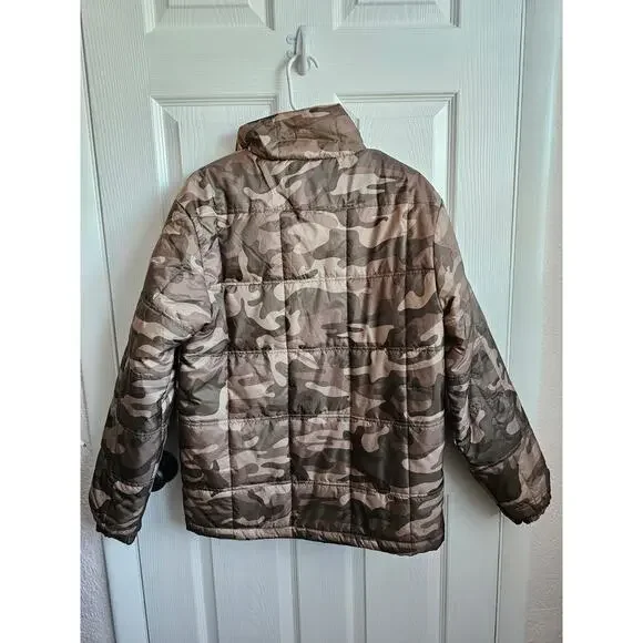 RedHead Camo Zip Up Puffer Jacket Size S - Picture 2 of 3